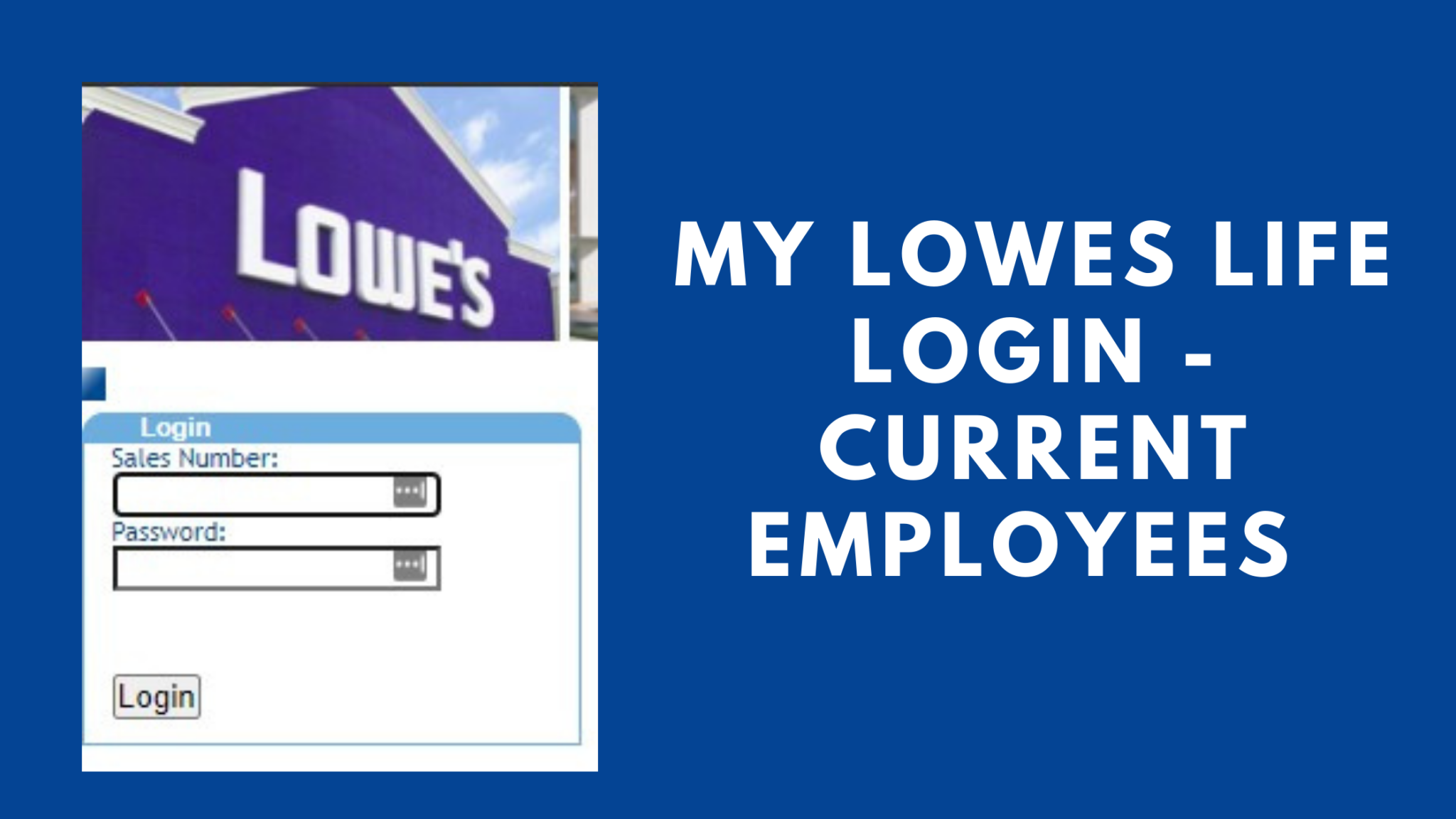 MyLowesLife Welcome To My Lowe s Life Employee Portal